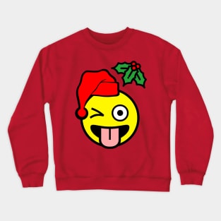 Mistletoe Emoji Crewneck Sweatshirt